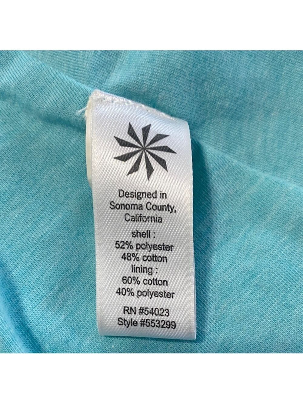 Athleta Light Blue Striped Dress/or swimsuit cover - Picture 6 of 10